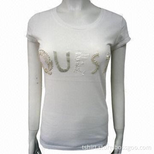 Beaded girls' t-shirts